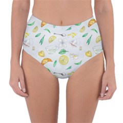 Tea Drinking Welding Tea Bag Reversible High-Waist Bikini Bottoms