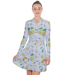 Tea Drinking Welding Tea Bag Long Sleeve Panel Dress