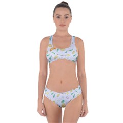 Tea Drinking Welding Tea Bag Criss Cross Bikini Set