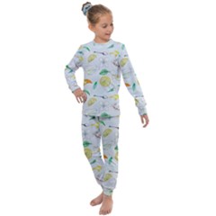 Tea Drinking Welding Tea Bag Kids  Long Sleeve Set 