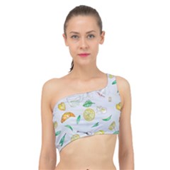 Tea Drinking Welding Tea Bag Spliced Up Bikini Top  by Wegoenart