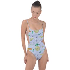 Tea Drinking Welding Tea Bag Tie Strap One Piece Swimsuit