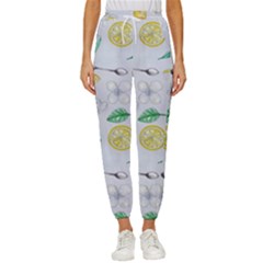 Tea Drinking Welding Tea Bag Cropped Drawstring Pants by Wegoenart