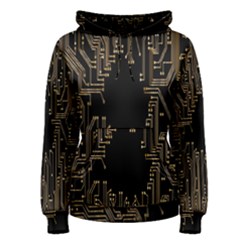 Circuit-board Women s Pullover Hoodie by nateshop