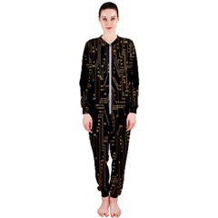 Circuit-board Onepiece Jumpsuit (ladies) by nateshop