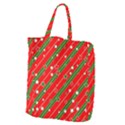 Xmash Christmas Stars Red Background Star Giant Grocery Tote View1