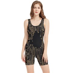 Circuit-board Women s Wrestling Singlet by nateshop