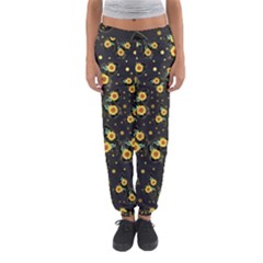 Nature Pattern Texture Flower Wing Women s Jogger Sweatpants by Wegoenart