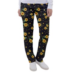 Nature Pattern Texture Flower Wing Women s Casual Pants by Wegoenart