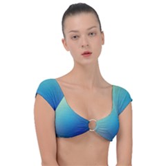 Color Cap Sleeve Ring Bikini Top by nateshop