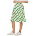 Christmas Xmas Green Stars Background Star Classic Short Skirt View2