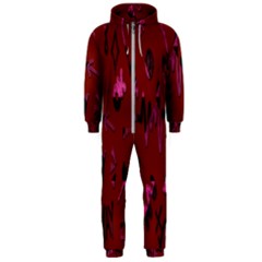 Doodles Maroon Hooded Jumpsuit (men) by nateshop