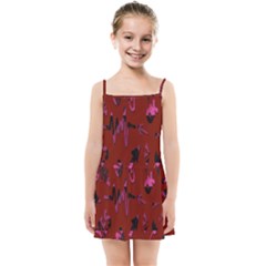 Doodles Maroon Kids  Summer Sun Dress by nateshop