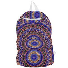 Mandala Kaleidoscope Background Foldable Lightweight Backpack by Wegoenart