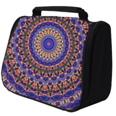 Mandala Kaleidoscope Background Full Print Travel Pouch (big) by Wegoenart