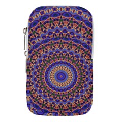 Mandala Kaleidoscope Background Waist Pouch (small) by Wegoenart