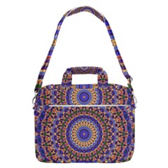 Mandala Kaleidoscope Background Macbook Pro 16  Shoulder Laptop Bag by Wegoenart