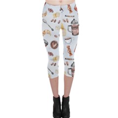 Coffee Coffeemania Caffeine Capri Leggings  by Wegoenart