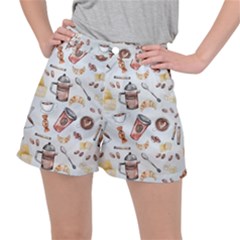 Coffee Coffeemania Caffeine Ripstop Shorts by Wegoenart