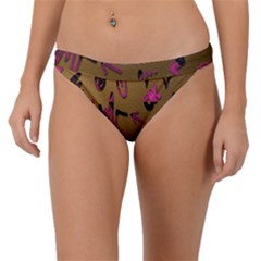 Doodles,gold Band Bikini Bottom by nateshop