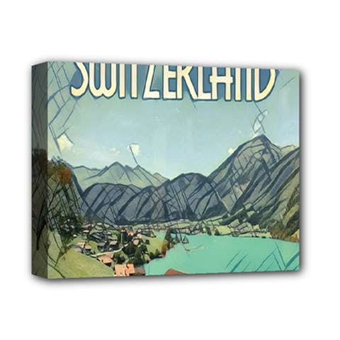 Lake Lungern - Switzerland Deluxe Canvas 14  X 11  (stretched) by ConteMonfrey