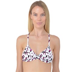 Doodles Reversible Tri Bikini Top by nateshop