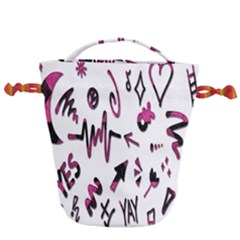 Doodles Drawstring Bucket Bag