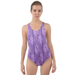 Flowers Cut-out Back One Piece Swimsuit by nateshop