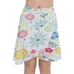 Graphic Art 002 Chiffon Wrap Front Skirt by nateshop