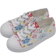 Graphic Art 002 Kids  Low Top Canvas Sneakers by nateshop