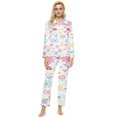 Graphic Art 002 Womens  Long Sleeve Velvet Pocket Pajamas Set by nateshop