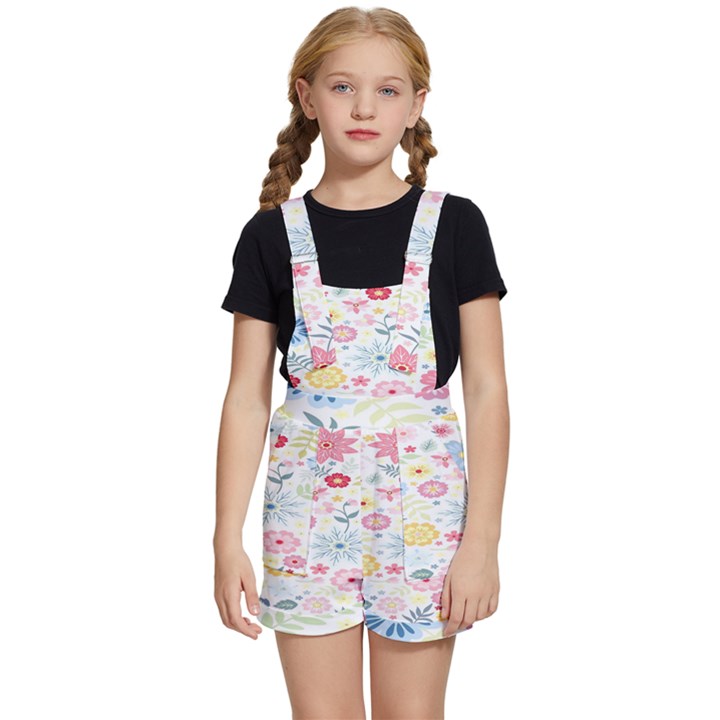 Graphic Art 002 Kids  Short Overalls