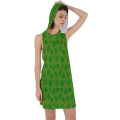 Green-apples Racer Back Hoodie Dress by nateshop