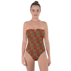 Holidays Tie Back One Piece Swimsuit by nateshop