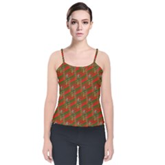 Holidays Velvet Spaghetti Strap Top