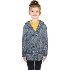 Internet Kids  Double Breasted Button Coat