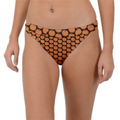 Cute Pumpkin Black Small Band Bikini Bottom by ConteMonfrey