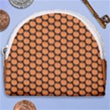 Cute Pumpkin Black Small Horseshoe Style Canvas Pouch View1