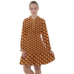 Cute Pumpkin Black Small All Frills Chiffon Dress by ConteMonfrey