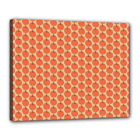 Cute Pumpkin Small Canvas 20  X 16  (stretched) by ConteMonfrey