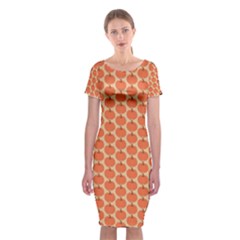 Cute Pumpkin Small Classic Short Sleeve Midi Dress by ConteMonfrey