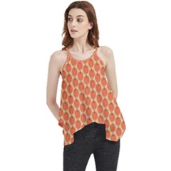 Cute Pumpkin Small Flowy Camisole Tank Top by ConteMonfrey