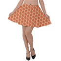 Cute Pumpkin Small Velvet Skater Skirt View1