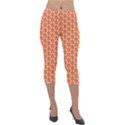 Cute Pumpkin Small Lightweight Velour Capri Leggings  View1