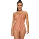 Cute Pumpkin Small Retro Full Coverage Swimsuit View1