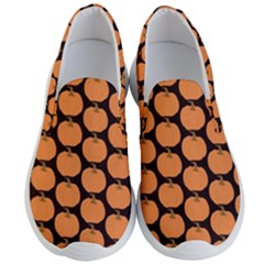 Black And Orange Pumpkin Men s Lightweight Slip Ons