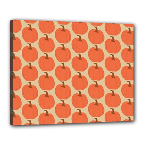 Cute Pumpkin Canvas 20  X 16  (stretched) by ConteMonfrey