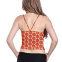 Cute Pumpkin Spaghetti Strap Bra Top View2