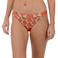 Cute Pumpkin Band Bikini Bottom by ConteMonfrey