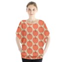 Cute Pumpkin Batwing Chiffon Blouse View1